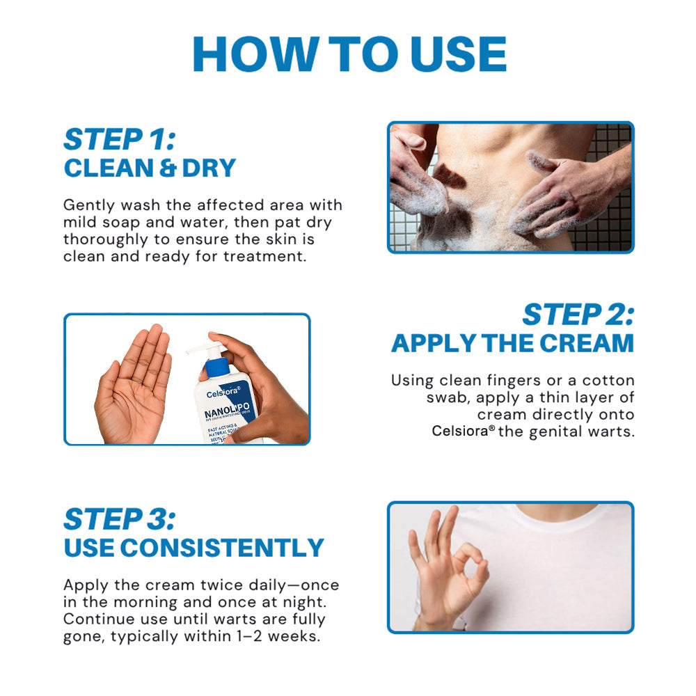 Celsiora® 👨🏻‍⚕️💙NanoLipo HPV Genital Warts Eraser Cream Plus+
