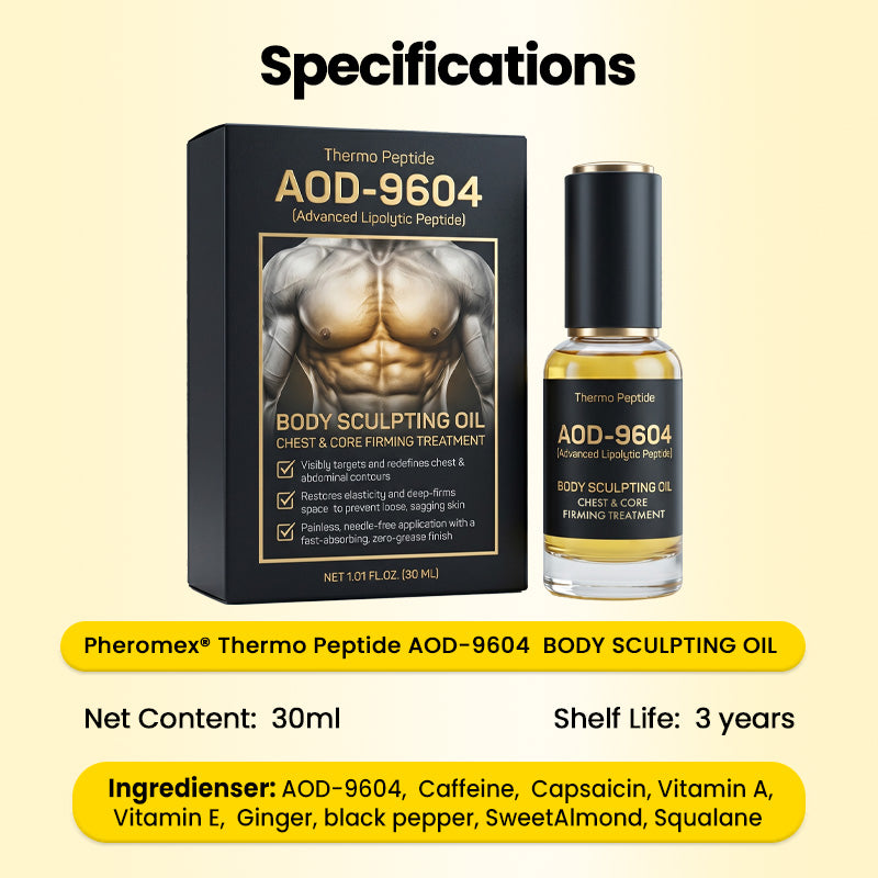 Pheromex® ⭐Thermo Peptide Body Scilpting Oil Chest & Core Firming Treatment
