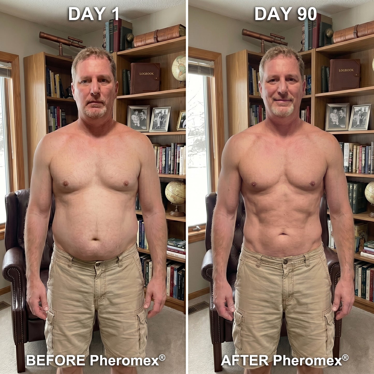 Pheromex® ⭐Thermo Peptide Body Scilpting Oil Chest & Core Firming Treatment